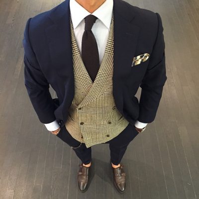 Chaleco cruzado beige