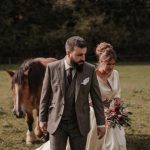 Traje 3 piezas marrón cuadro franela Exquisuits by de Juana