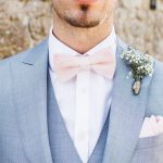 Traje y chaqueta azul claro