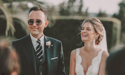 Traje con chaleco diplomático negro Exquisuits by de Juana vestido por Risto Mejide