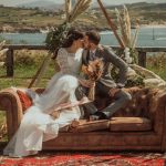 Traje 3 piezas gris medio cuadro ventana Exquisuits by de Juana